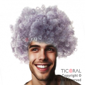 PELUCA PLATINADA AFRICAN SUPER HS2146-2 x 1